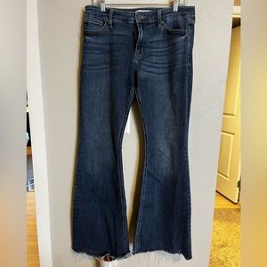 KanCan Size 11 raw hem, mid rise flare